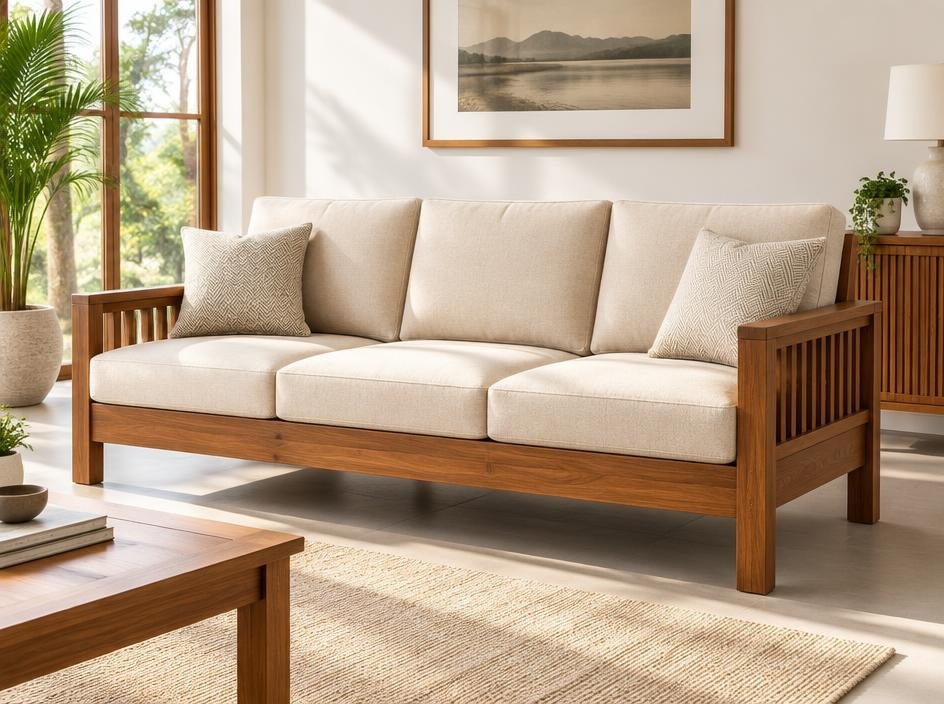 Wooden Frame Sofa